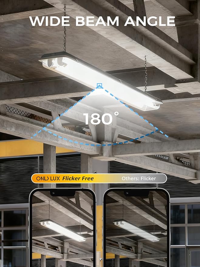 8FT LED Bulbs Ballast Bypass, 6700LM 6000K 45W High Brightness, Dual-End Powered - Direct Replacement for T8/T12/F96T12 Fluorescent Tubes in Warehouse, Garage & Workshop (20Pack)