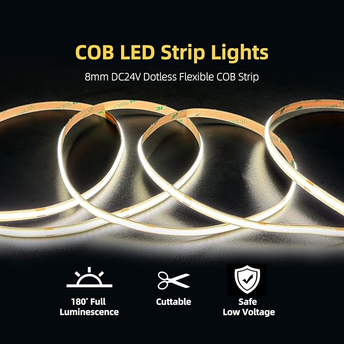 Stair Lights Indoor Motion Sensor Smart Interior Led Step Lights16 Stairs 40 Inch Length Cuttable Led Light Strip for Staircase Scene (Cool White 6000K, 20 Stairs)