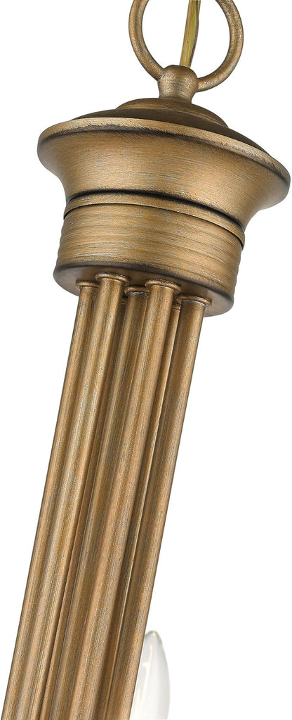 Livex Lighting 42687-91 9 Light Brushed Nickel Chandelier