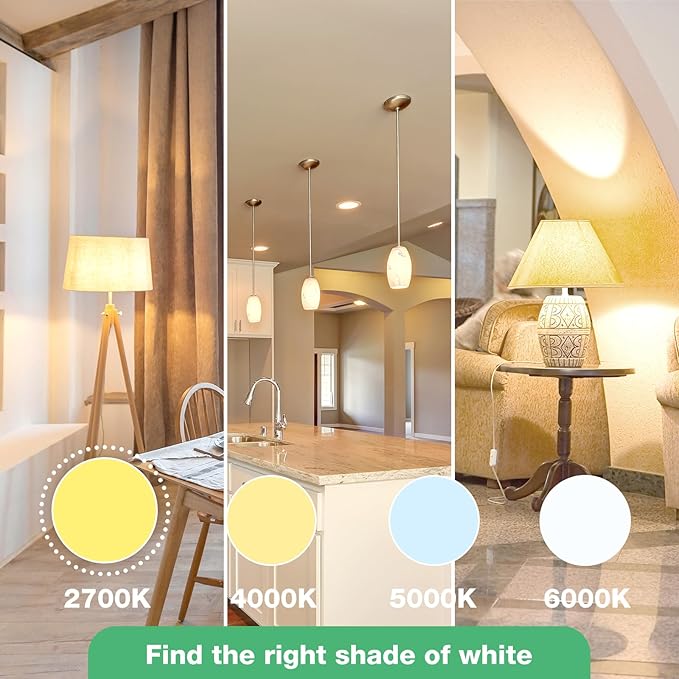 Light Bulbs,100 Watt LED Light Bulb Equivalent, 1500LM, Soft White 2700K Bulb with E26 Base, 13W Bright LED Bulb, 15000H, Non-Dimmable, White E26 Bulbs for Rooms, 12 Pack