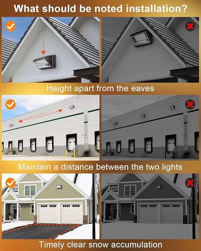 ledmo LED Wall Pack Light Size Update Dusk to Dawn Lighting 120W Outdoor Security Flood Lighting 5000K Commercial and Industrial Fixture for Buildings,Warehouses, Parking Lots,Yard