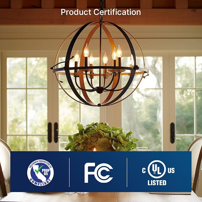 FLSNT CA11 E26 LED Candelabra Bulbs, Dimmable LED Chandelier Light Bulbs, 40W Equivalent, 2200K Warm White Light, 330LM, Amber Glass Finishing, 12 Pack UL,CA65 Listed.
