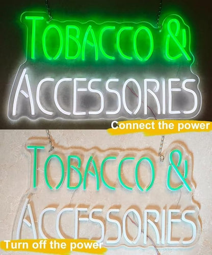 Neon Signs for Wall Decor Smoke Vape Shop Sign Neon Led Handmade LED Neon Tubing Signs
