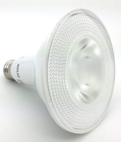Bioluz LED 4 Pack PAR38 LED Light Bulb 90 CRI 12W = 100-120 Watt Replacement, Soft White 3000K, Dimmable Light Bulbs Flood Lights Outdoor/Indoor UL Listed Light Bulbs Title 20 High Efficacy LED Bulbs