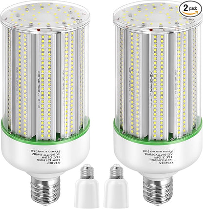 120W LED Corn Light Bulb 2pack,Replacement Metal Halide HPS CFL 500 Watt HID lamp,5000K E39 Mogul Base LED Corn lamp,for Area Lighting Wearehouse Factory Parking lot shoebox Bay Light