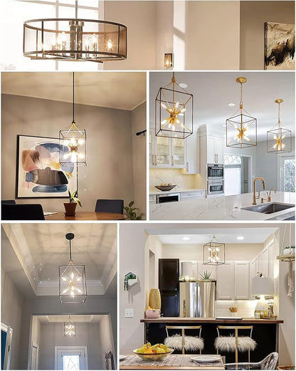 Dimmable E12 LED Bulbs 6W, T6 Edison Light Bulbs Soft White 3000K, 60W Candelabra Incandescent Bulbs Equivalent Vintage LED Filament Edison Candle Bulb, 600lm, 6Pack.
