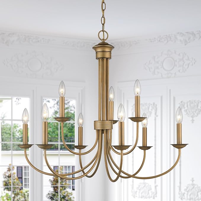 Livex Lighting 42687-04 9 Light Black Chandelier
