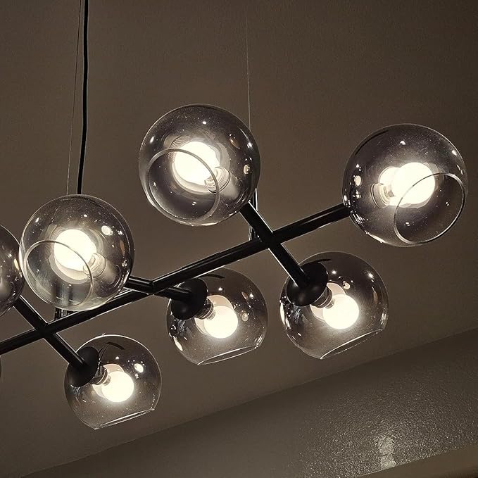 Liii&ARTMAN LED Light Globe G16.5 Dim-to-Warm 2000-2800K E12 5W Matt Porcelain White Soft Glow CRI97 350LM, (4-Pack)
