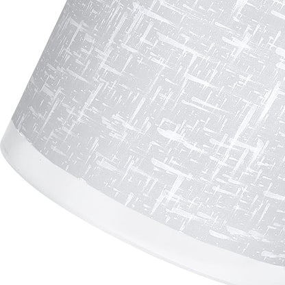 Glass Lamp Shade Replacement Globe & Cover for Light Fixture, 6-1/16" Height 4-1/16" Diameter, 1-5/8 inch Fitter, 5 Pack Frosted White Linen Cylinder Glass Shade