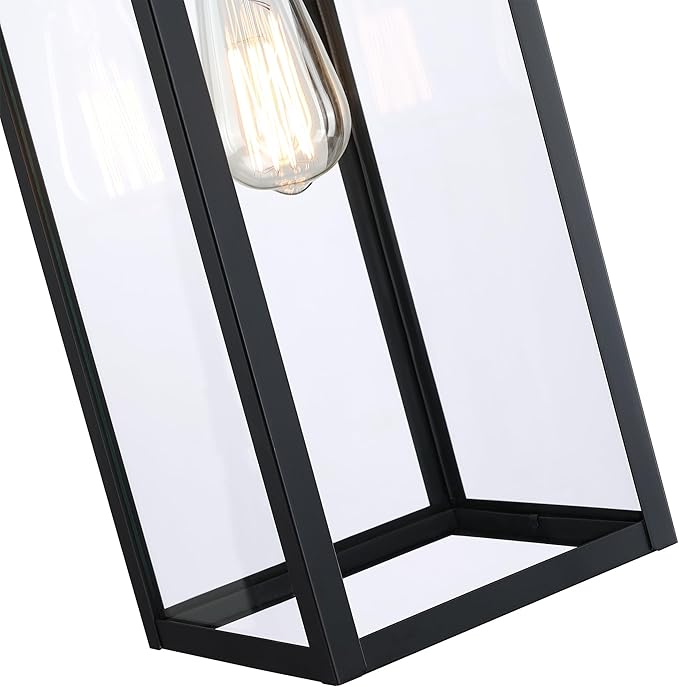 2 Pack 22" Large Size Outdoor Wall Sconce,22 Inch Outdoor Wall Lantern Light for Garage Porch Light Extra Large Exterior Light Fixture for Porch Patio
