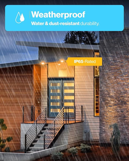 Sunco 48 Pack Outdoor LED Flood Home Patio Driveway Light, Waterproof PAR38 LED Bulb, CRI90, 3000K Warm White, 1050 Lumens, 100W Equivalent 13W, Dimmable, Wet-Rated, E26 Base UL