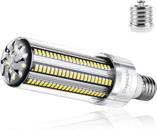 DragonLight 50W Corn LED Light Bulb (350 Watt Equivalent) E26/E39 Large Mogul Base LED Lamp 6000K Daylight 6,000 LM