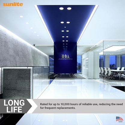 Sunlite CFL Plug-in PLT 4-Pin Triple Tube Light, 32 Watts, 4-Pin GX24q3 Base, 2400 Lumens, 5000K Daylight, 10 Pack