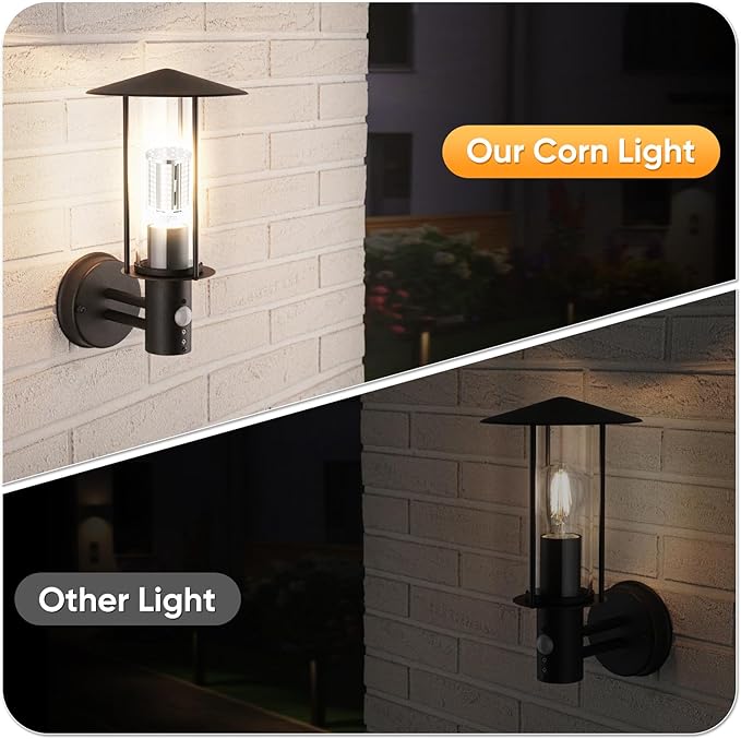 6 Pack 44W 3000K LED Corn Light Bulb,(390 Watt Equivalent) E26/E39 Medium/Large Mogul Base LED Cob Lamp Warm White 5,900LM for Outdoor Indoor Garage Warehouse Factory Workshop Street Backyard
