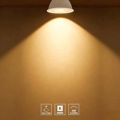 MR16 LED Bulb 50W Halogen Equivalent,3000K Warm White,5W MR16 GU5.3 12-36V AC&DC Spotlight Bulb,38° Beam Angle for Landscape,Dimmable,24pack.