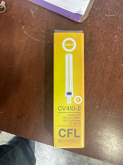 (4 Pack) PL-13W 835, 2 Pin GX23, 13 Watt Single U-Shaped Twin Tube, Compact Fluorescent Light Bulb, Replaces Philips PLS13W35 GX23 and Sylvania CF13DS835.