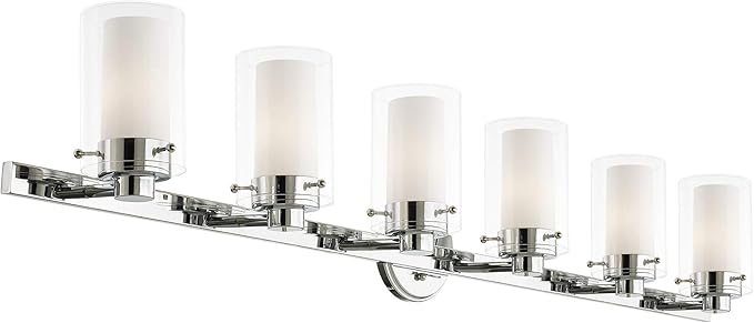 Livex Lighting 15456-05 Manhattan 6-Light Bath Light, Chrome