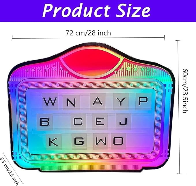 Bottle Service Sign, LED Letter Bottle Presenter, Club Signs for Bottle Service Color Change for Night Club Party Bar (b)