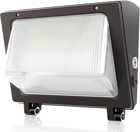 JTT 150W LED Wall Pack Light with Dusk to Dawn Photocell,22500LM 5000K Daylight IP65 Waterproof WallPack Lights Outdoor LED [Eqv. 1200W HPS/HID] for Parking Lot,Warehouse,Yard ETL | 5-Year Warranty