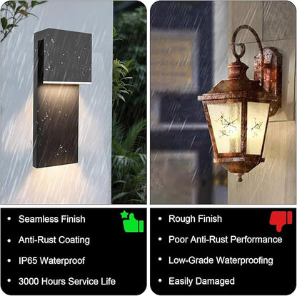 15-Inch Exterior Lighting Fixtures, 435LM Modorn Outdoor Wall Light, IP65 Waterproof Wall Sconce, Corrosion-Resistant, Rust-Proof – Ideal for Porch, Garage, Patio, and Front Door -1 Pack
