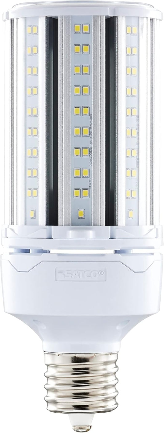 Satco S49394 Hi-Pro High Lumen LED Corncob Light Bulb, HID Replacement, 54 Watts, White