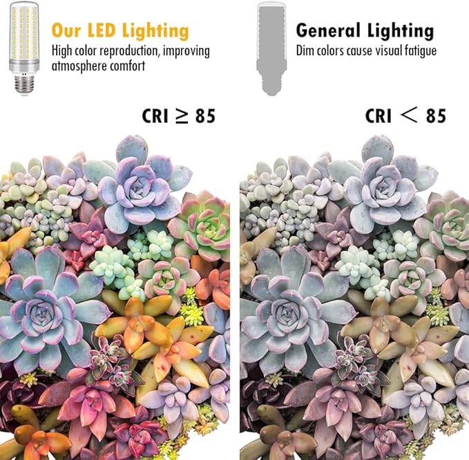 E26 LED Bulbs, 30W LED Light Bulbs Equivalent 250W, 4000K Natural Light, Not Dimmable,AC 110-220V, E26 Light Bulbs (2 Pack)