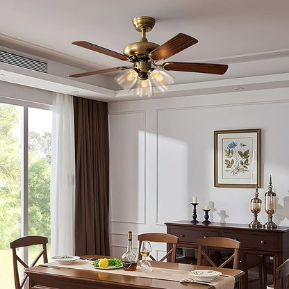 4-Pack Ceiling Fans Covers Replacements, Glass Shade Lampshades Bell Shaped Clear Glass, 1.65In Fitter 5In Height 4.7In Diameter, Glass Shade Replacement for Chandelier Wall Sconces Lights
