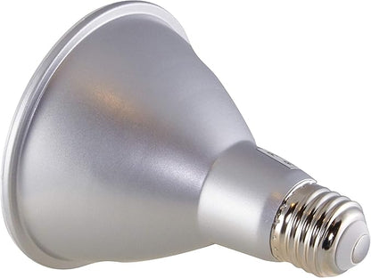 Satco S29425 12.5 Watt 120 Volt PAR30LN LED Reflector Light Bulb; 2700K Warm White Light; 1000 Lumen; 25 deg. Beam Angle; E26 Medium Base; Dimmable; CA Compliant (12 LED Light Bulbs)