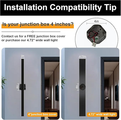 Outdoor Wall Lights Exterior,31.5inch Black Outdoor Light Fixtures Wall Mount,3000k Waterproof Modern Porch Lights Wall Sconce,Long LED Linear Outside Lighting for Garage,Courtyard