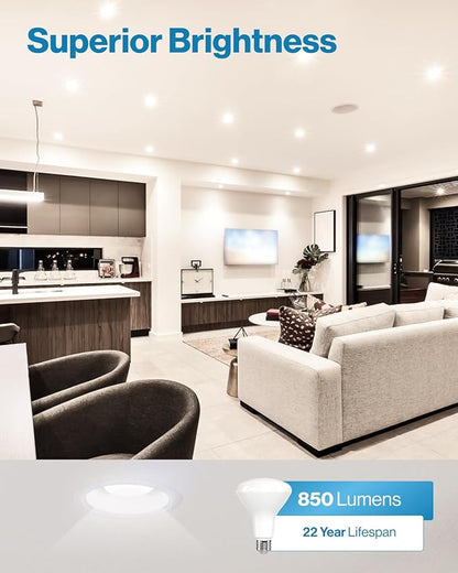 Sunco 16 Pack BR30 Light Bulbs LED, Recessed Can Light Bulbs, Indoor Flood Bulb, 850 LM, 11W (65W Equivalent), 3000K Warm White, Dimmable, E26 Base, for Home, Kitchen, Bedroom UL.