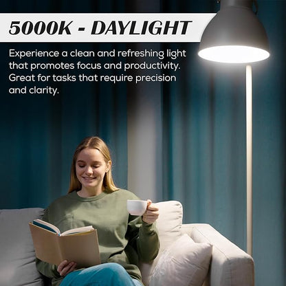 LED Light Bulb Dimmable Broad Compatibility 90 CRI 1000 Lumens 5000K 22,000Hrs BR30 (6 Pack)