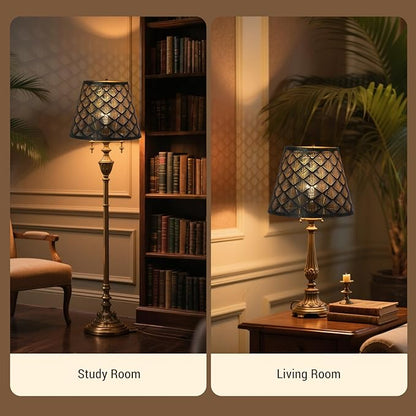 Lampshade, desk lamp shade,lampshades for table lamp and floor lamp shades are 6 "Top x 10" Bottom x 7.5 "Hight, used for bedrooms, living rooms, and college dorm room