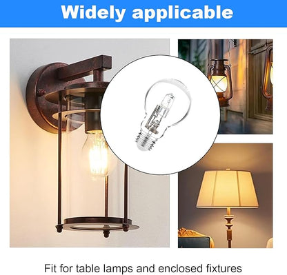 043168787963 78796 Halogen Light Bulbs for A19 Bulb Types 43 Watt 120V Replace 78796 E26 Thread Suitable (8 Pcs)