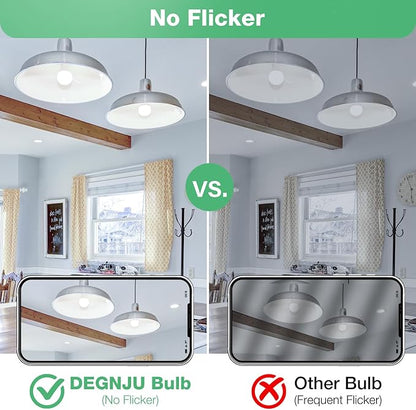 LED Light Bulbs, 100 Watt Equivalent LED Bulbs A19, 5000K Daylight, E26 Standard Base, 1500 Lumens, Non-Dimmable, 13W Bright White E26 Bulbs for Bedroom Home Office, 12 Pack