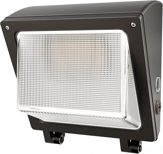 LED Wall Pack Light 75/65/50W with Dusk-to-Dawn Sensor, 11250 LM 6000/5000/4000K LED Security Flood Lighting, 120V Outdoor Wall Lights for Parking Lots|Warehouses|Factories|Yard, 2 Pack