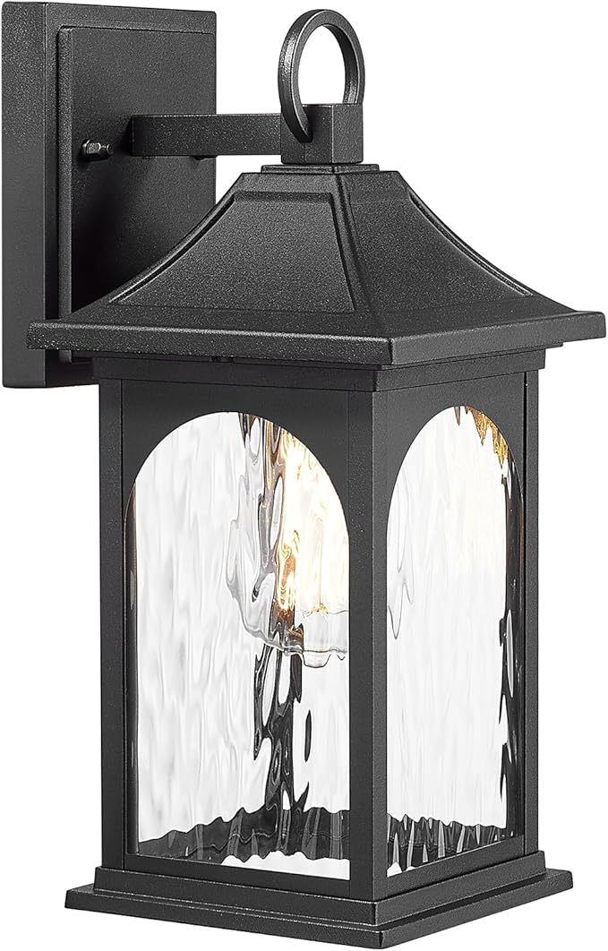 Porch Lights Outdoor Wall Light Fixtures 12.8 Inch Waterproof Aluminum, Outdoor Carriage Lights Exterior Wall Sconce Light E26 Socket Outside Lights for House Front Door Garage
