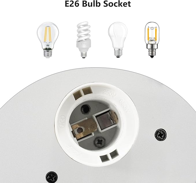 Porch Light White Dusk to Dawn Outdoor Wall Light,13in Large Exterior Lighting Fixture for House Garage Front Door,Waterproof Outside Hanging Lamp E26 Wall Mount Lantern(Bulb Not Include)