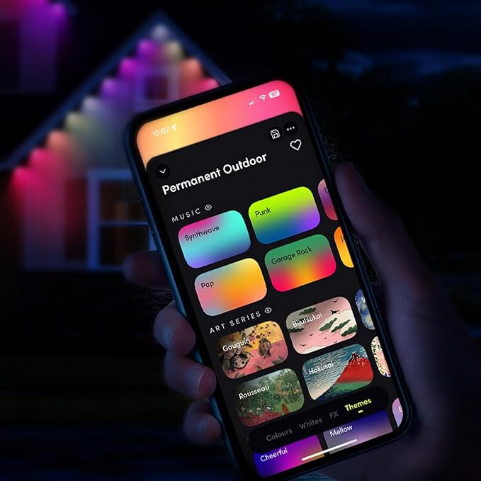 LIFX 25ft Smart Outdoor Permanent Light Extension, RGBW Supercolor, Wi-Fi, Compatible with Alexa, Google, Add-On for 50ft Starter Set, Cuttable & Expandable to 200ft, LFXSL50-30/LED/25EXT