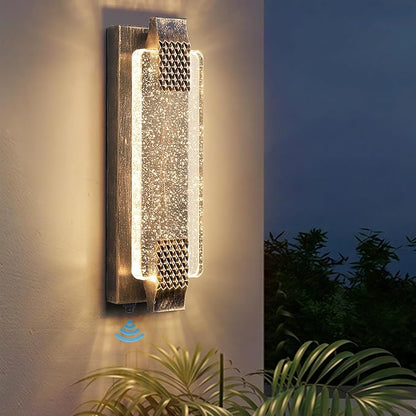 camuucci Dusk to Dawn Outdoor Light,15.7 Inches LED Porch Lights Outdoor Waterproof Modern Outside Sconce Wall Mount for Doorway Hallway Porch Patio Yard Doorway Bronze
