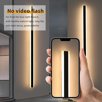 Mikeru 2Pack 71inch Long LED Wall Light Fixtures, 3000K Modern Outdoor Lights Exterior for House Ip65 Waterproof Rust Outdoor Light Fixtures Hardwire Wall Mount Exterior Lighting for Shop,Garage
