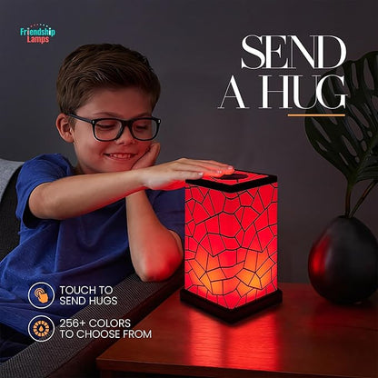 Friendship Lamp® by Filimin Classic - Best Friend Lamps Wi-Fi Touch Lamp LED Light for Long-Distance, Connection, Relationship, Friendship, Gifts, Love, 200+ Colors, App Setup - Set of 2
