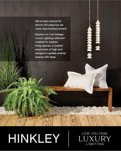 Hinkley Shelter Large Post Top or Pier Mount Lantern - Low Voltage, LED Included, Aluminum, Clear Seedy Glass Shade, Dark Sky Compliant - Buckeye Bronze Finish