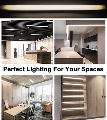 F32T8/841 32W 48 Inch T8 Fluorescent Tube Light Bulb, T8 Fluorescent Bulbs 4 Foot, 4ft Light Bulb, 4100K Cool White, 2850 Lumens, G13 Medium Bi-Pin Base,10 Pack