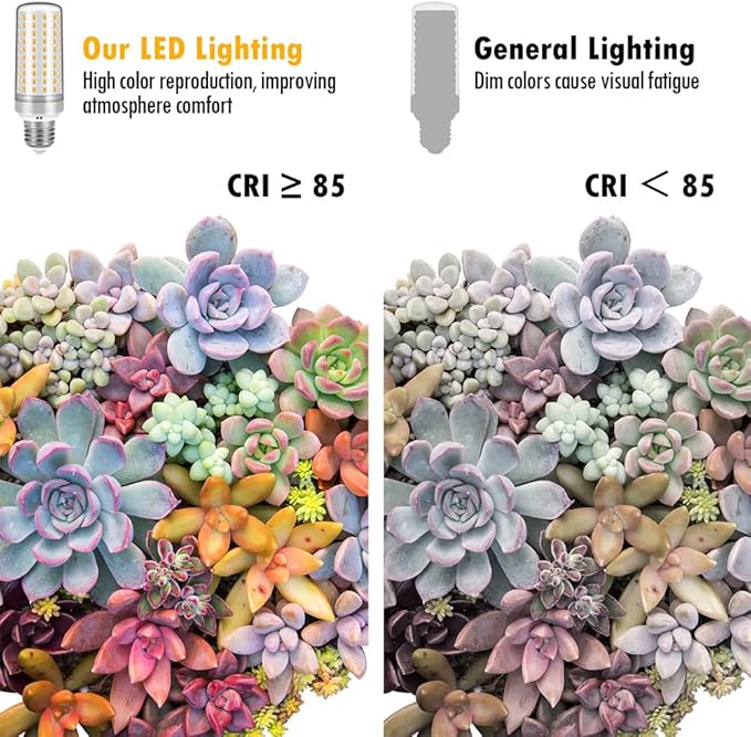 E26 LED Bulbs, 30W LED Light Bulbs Equivalent 250W, 3000K Sunset Color Warm Light, Not Dimmable,AC 110-220V, E26 Light Bulbs (2 Pack)