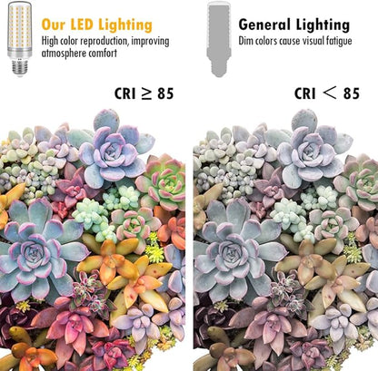 E26 LED Bulbs, 30W LED Light Bulbs Equivalent 250W, 3000K Sunset Color Warm Light, Not Dimmable,AC 110-220V, E26 Light Bulbs (2 Pack)