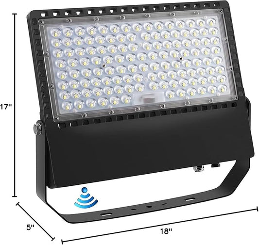 Juyace 240W Led Flood Light Dusk to Dawn Outdoor Lighting 5000K IP65 for Commercial Building Parking lot Farm Yard