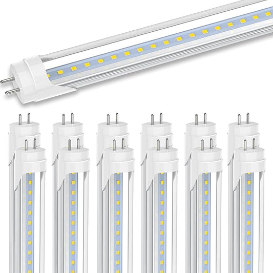 Romwish 36 Inch T8 LED Tube Light, 14W(30W Equiv.), 1600LM, 5000K Daylight, Type A+B Plug & Play or Ballast Bypass, F25T8 Fluorescent Replacement, Double-Ended Power, Under Cabinet Light, 12 Pack