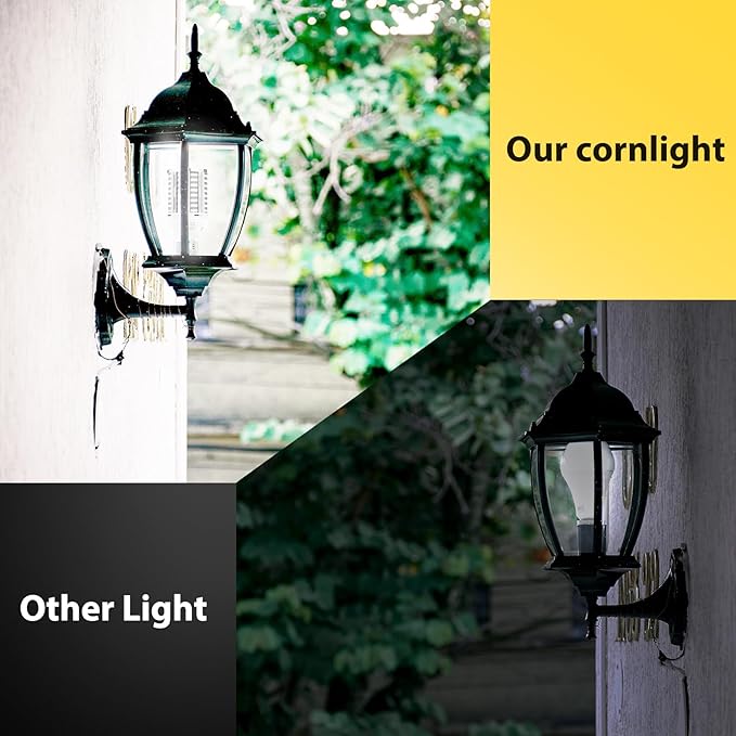 65W LED Corn Light Bulb 2 pack(650W Equivalent ) ,E26/E39 Commercial Grade 7800LM Medium Daylight 5000K Mogul Base LED Lamp,Large Area Lights For Outdoor Indoor Garage Warehouse Factory Bay Light