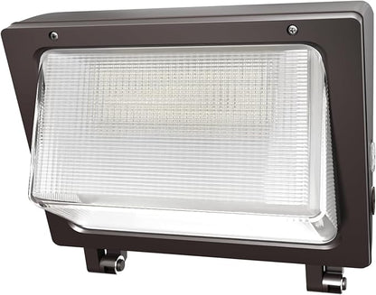 150W LED Wall Pack with Photocell Dusk to Dawn 5000K Waterproof Commercial Outdoor Light Fixture 22500lm 120-277V Equivalent,Energy Save Flood Lights for Building