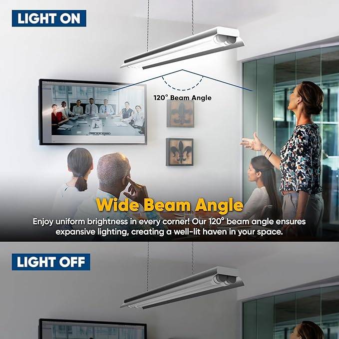 LEDMyplace Hybrid T8 4ft LED Tube/Bulb, 22W/18W/15W/12W Adjustable, 3000K/4000K/5000K/6500K CCT Changeable, 2600 Lumens, Single/Double End Power, Frosted, Ballast Compatible or Bypass, Pack of 100